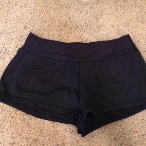 Navy lululemon shorts